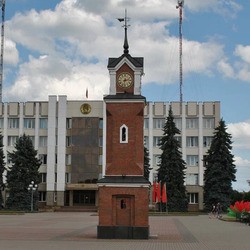 Башня с часами в Щучине