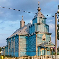 Деревянная Вознесенская церковь (Молодово)