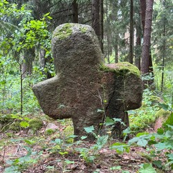 Каменные кресты в Замошье
