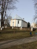 Вид на костёл Преображения Господня со стороны апсиды