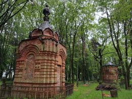 Каплицы (часовни) на рогачёвском кладбище (Рогачёв, Гомельская область)