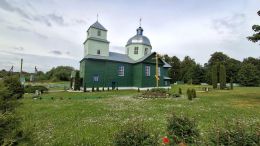 Спасо-Преображенская церковь в деревне Порплище