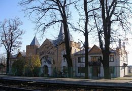 Железнодорожный вокзал в Бигосово. Памятник архитектуры модерна