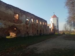 Замок во время реставрации, 2019 год