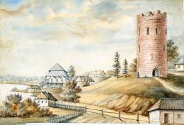 Каменецкая башня на картине Наполеона Орды