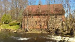 Водяная мельница в Замошье (Ушачский район, Витебская область)