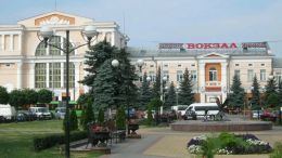 Железнодорожный вокзал в Гомеле