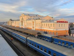 Железнодорожный вокзал в Гомеле