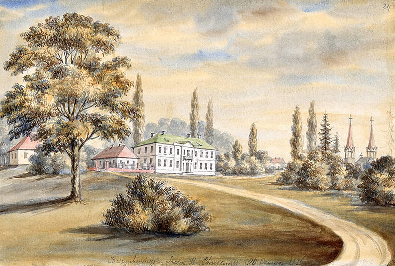 Дворец Хрептовичей. Н. Орда, XIX в.
